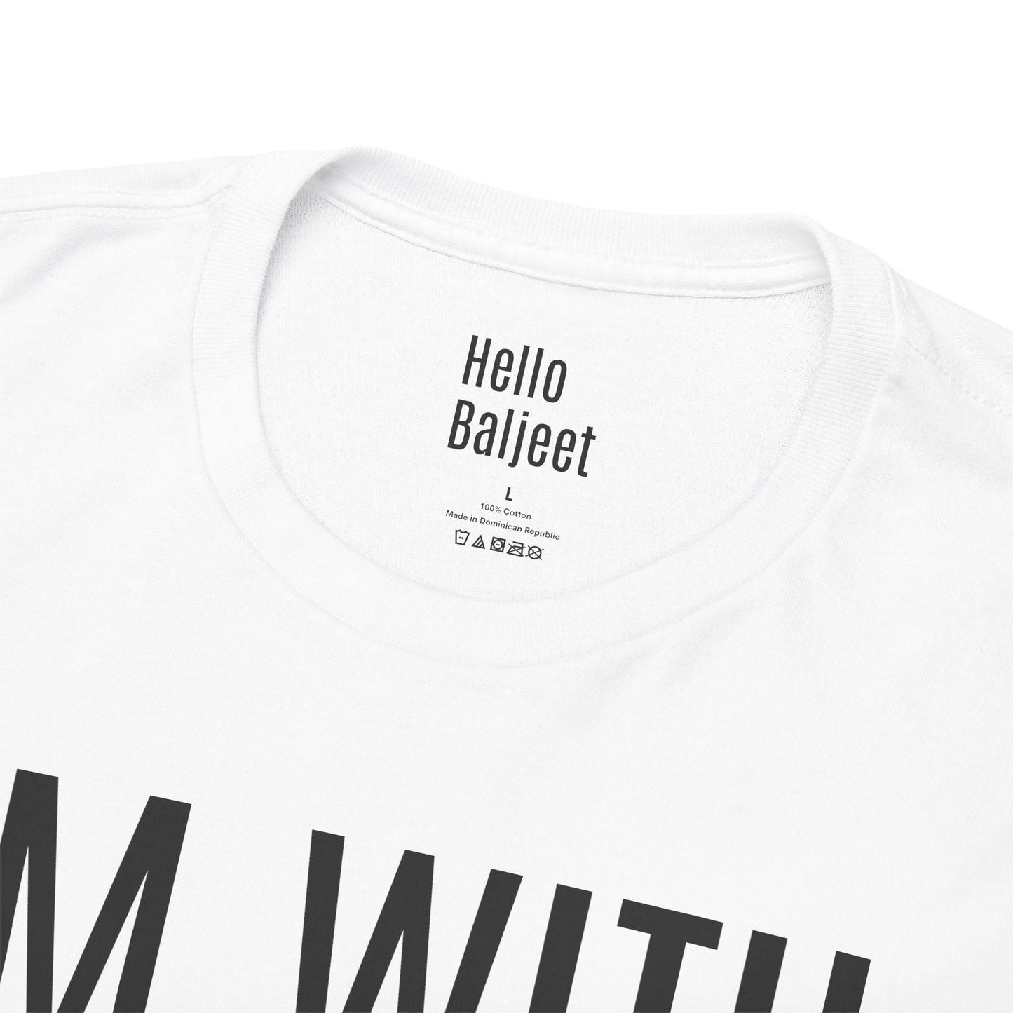 "I'm With Benchod" Funny T-Shirt