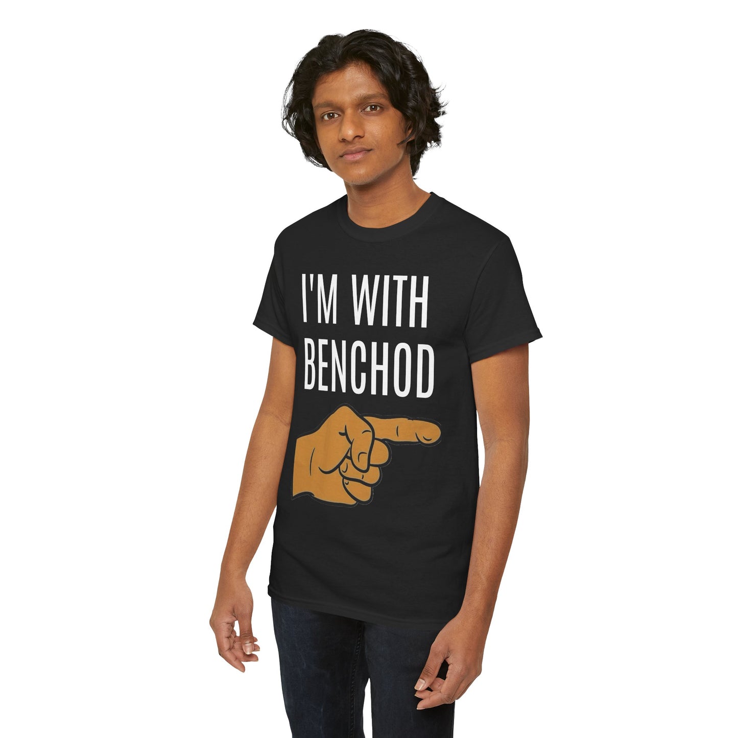 "I'm With Benchod" Funny T-Shirt