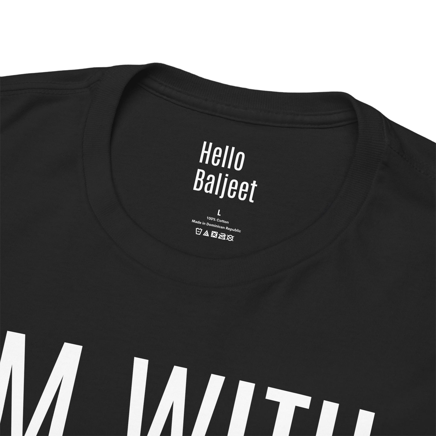 "I'm With Benchod" Funny T-Shirt